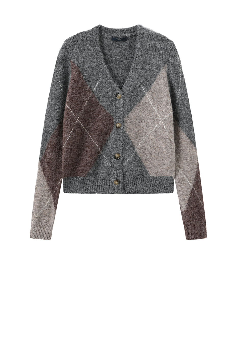 LUXZUZ // ONE TWO Zema Knit Knit 814 Grey melange