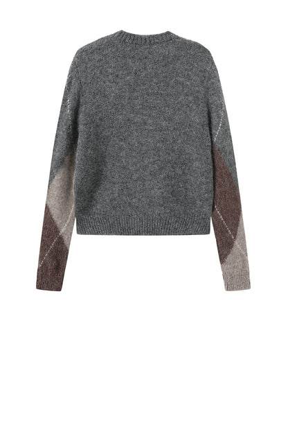 LUXZUZ // ONE TWO Zema Knit Knit 814 Grey melange