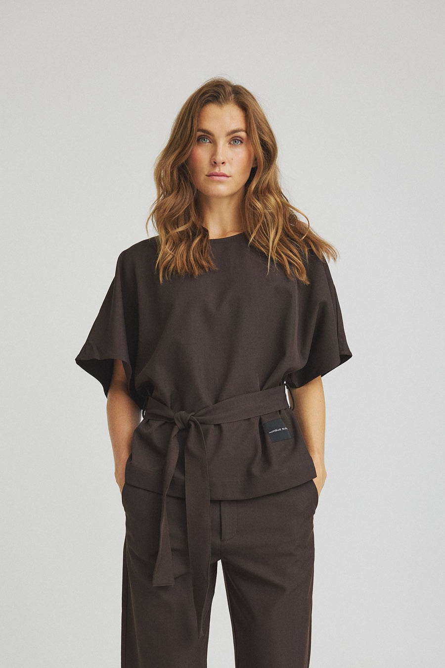 LUXZUZ // ONE TWO Zenta Blouse Blouse 799 Choco Lux