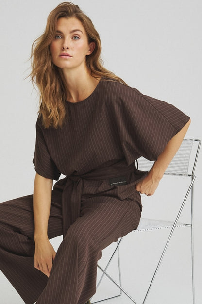 LUXZUZ // ONE TWO Zenta Blouse Blouse 795 Coffee Bean