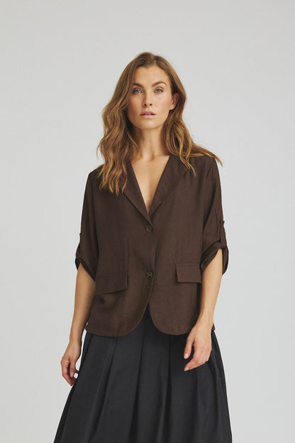 LUXZUZ // ONE TWO Zenza Shirt Shirt 799 Choco Lux