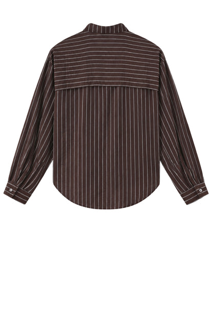 LUXZUZ // ONE TWO Zerafine Shirt Shirt 766 Chicory Coffee