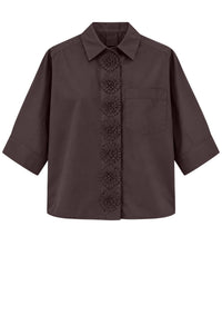 Zia Shirt - Chocolate Plum