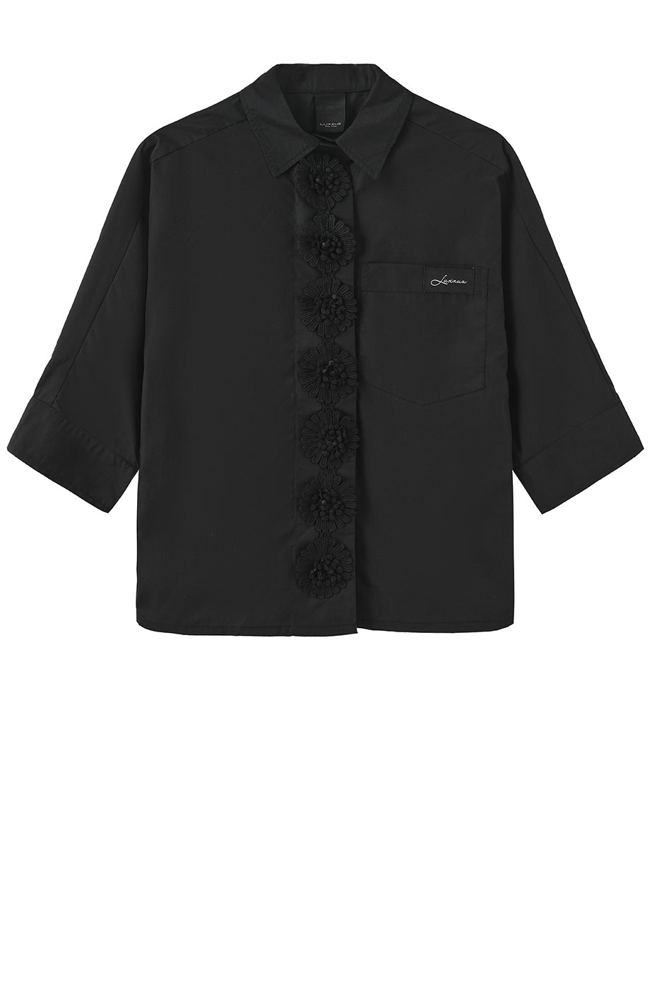 LUXZUZ // ONE TWO Zia Shirt Shirt 999 Black